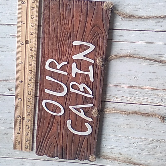 Rustic Cabin Wooden Wall Decor - Picture 3 of 4